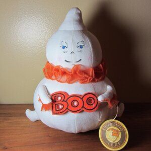 plush swirling leaf boo ghost halloween NWT (W4160)